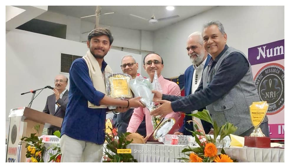 Award From Indian Coin Soiciety